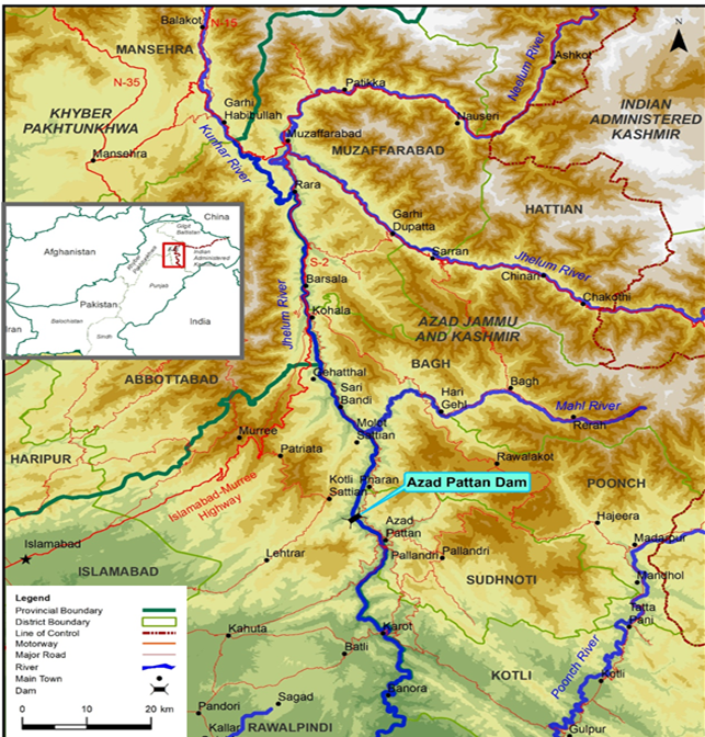 Azad Pattan Hydropower - Project Location